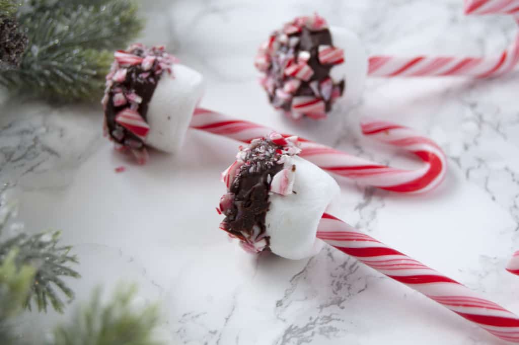 Candy Cane Hot Cocoa Stirrers