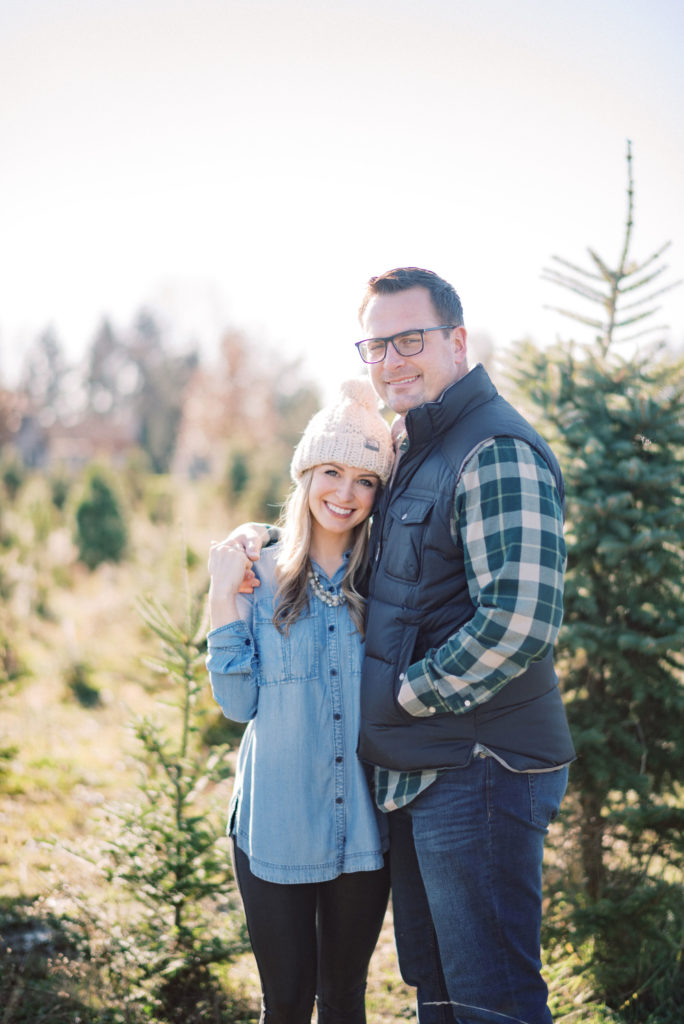 A Little Addition // Christmas Tree Farm Baby Announcement