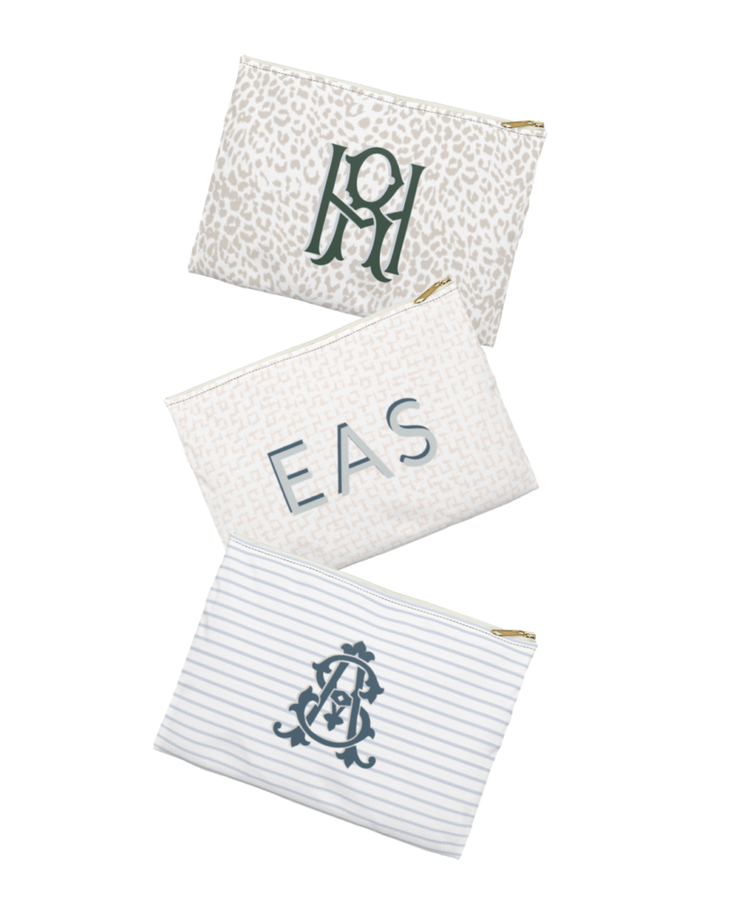 Monogram Totes, Pouches & Tumblers