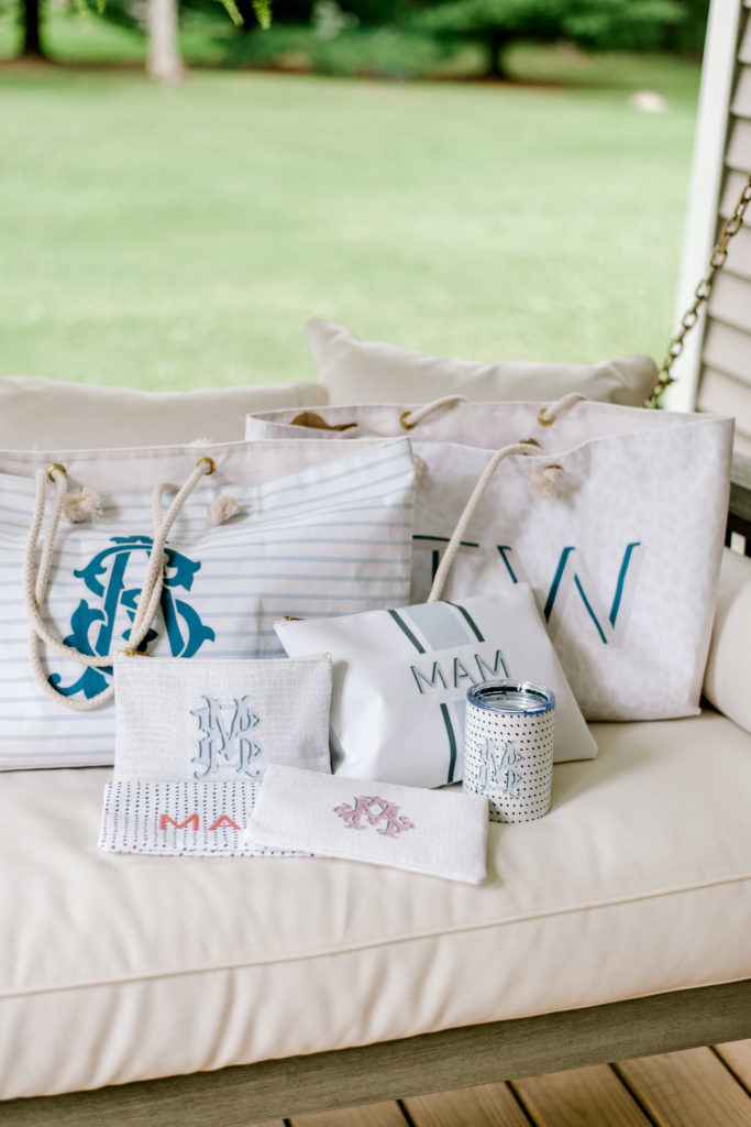 Monogram Totes, Pouches & Tumblers